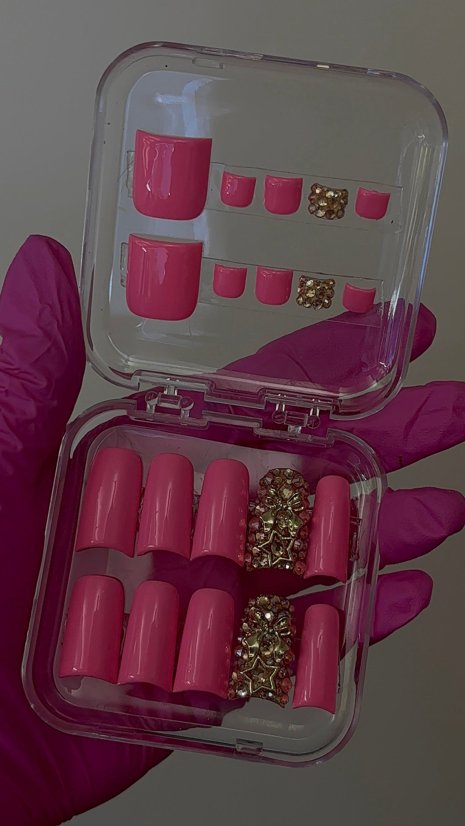 Bubble gum glam toes